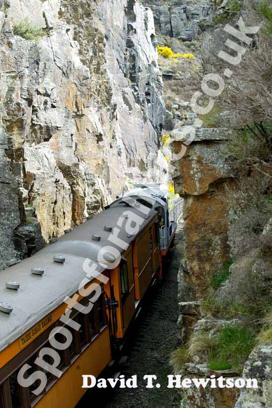 The Taieri Gorge train, Dunedin, South Island, New Zealand.